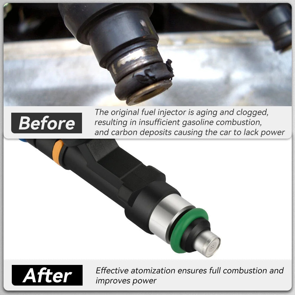 For Chrysler Town & Country Dodge Grand Caravan 3.8L 2008-2010 6x Fuel Injectors 6B93BC-57 [4]