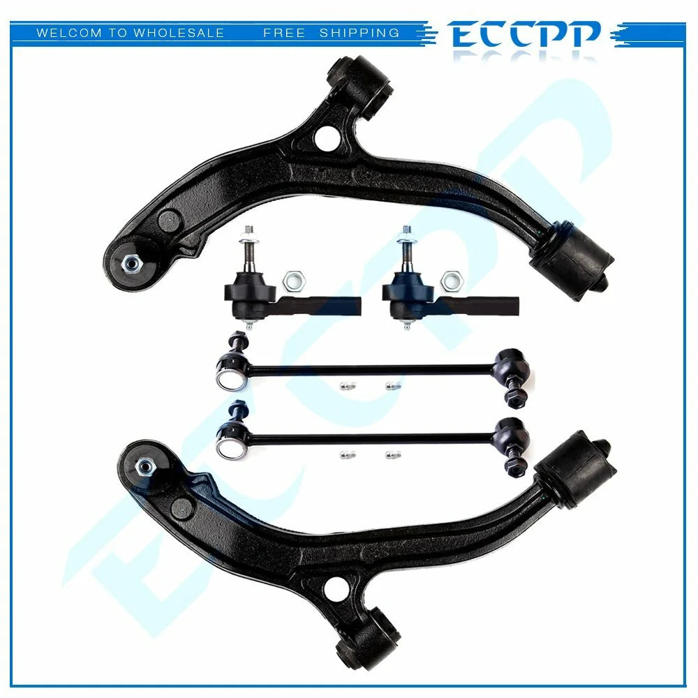 For Chrysler Voyager & Dodge Caravan Front Lower Control Arms Outer Tie Rods Kit 6B93BC-57 [1]