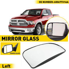 For Dodge Ram 1500 3500 2500 2010-2020 Tow Mirror Spotter lower Glass Left Side 6B93BC-57 [1]