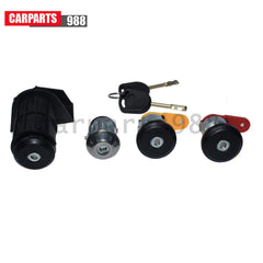 For FORD FIESTA ESCORT COURIER KA COMPLETE DOOR LOCK SET + 2 KEYS 3N21-F22050BB 6B93BC-57 [3]