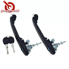 For FORD GALAXY 96-05 VW SHARAN 95-10 Door Handle LH RH W/ 2 Same Keys 6K0837205 6B93BC-57 [4]