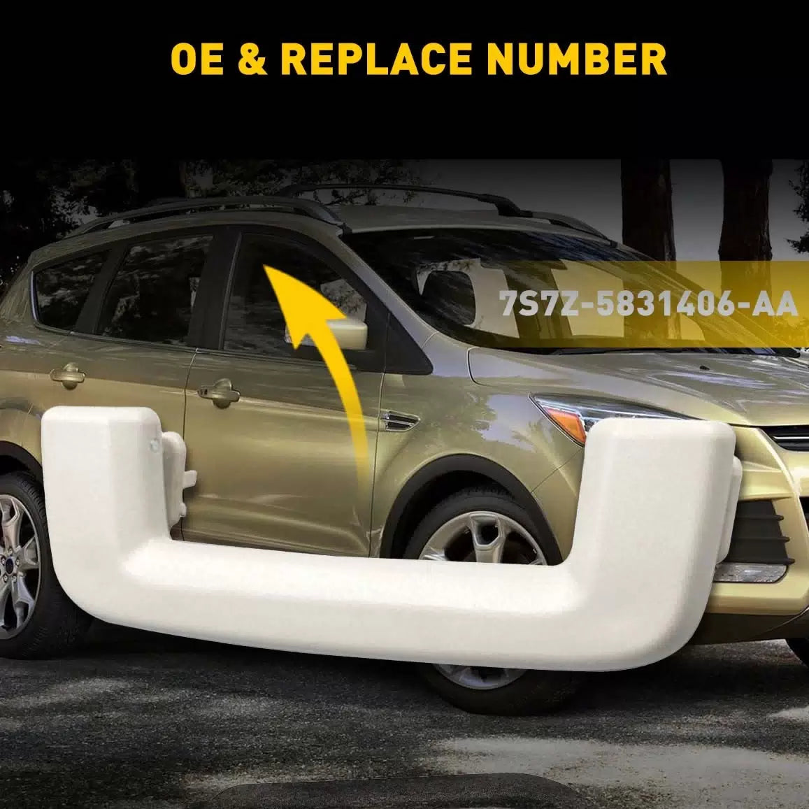 For Ford Escape 2013-2019 Front Roof Handle Pull Grab Handle Replacement Beige A 6B93BC-57 [5]