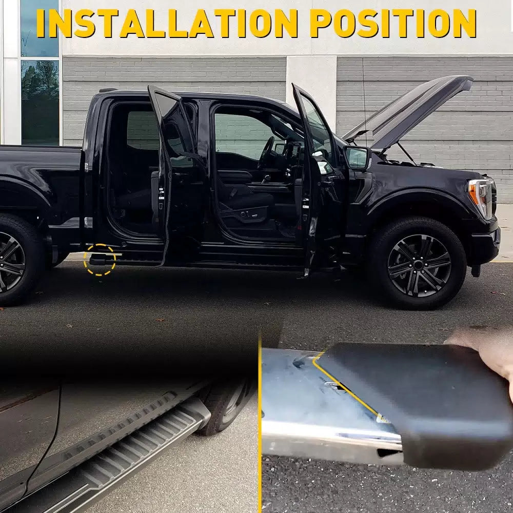 For Ford F150 2015-2022 21 Running Board End Cap RIGHT Passenger Side Step EOA 6B93BC-57 [7]