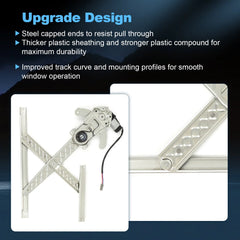 For Ford F-150 F-250 1998-1997 Front Driver Side Window Regulator w/ Motor KOEEP [4]