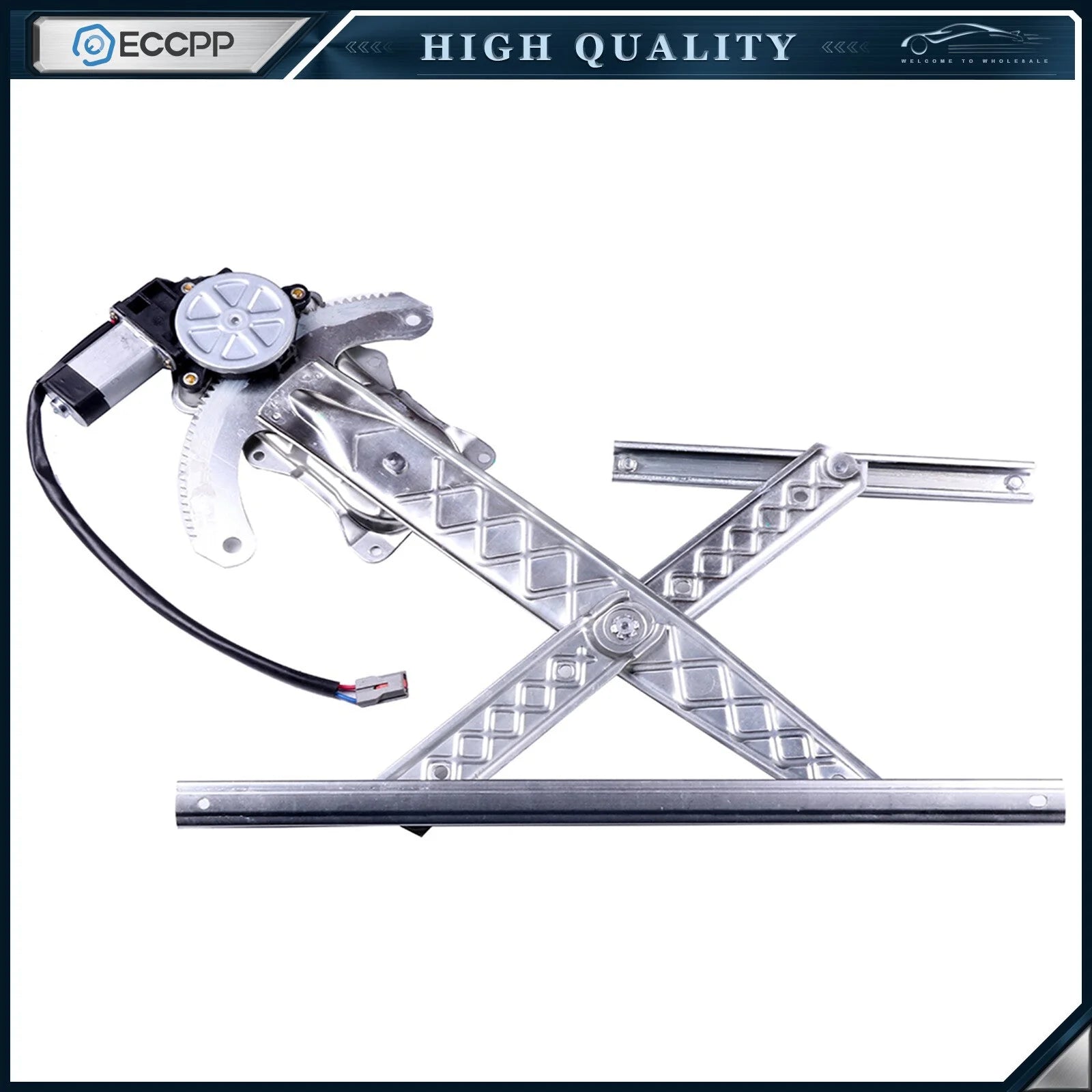 For Ford F-150 F-250 1998-1997 Front Driver Side Window Regulator w/ Motor KOEEP [7]
