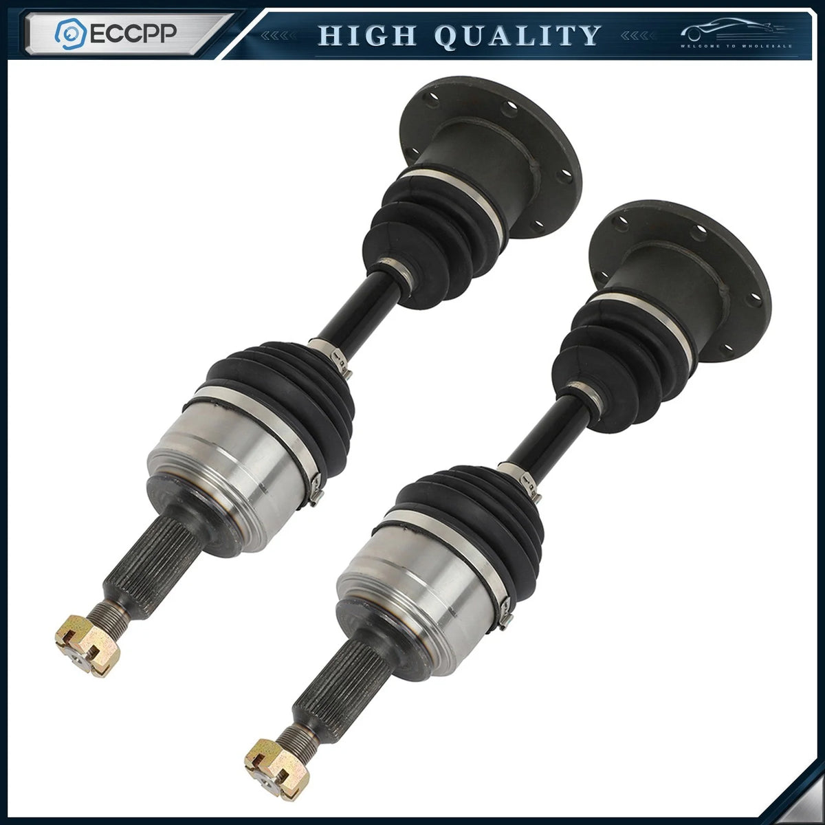 For Ford F-250 4.6L 5.4L 1997-1999 Front Left & Right 4WD 2PCS CV Axles 6B93BC-57 [1]