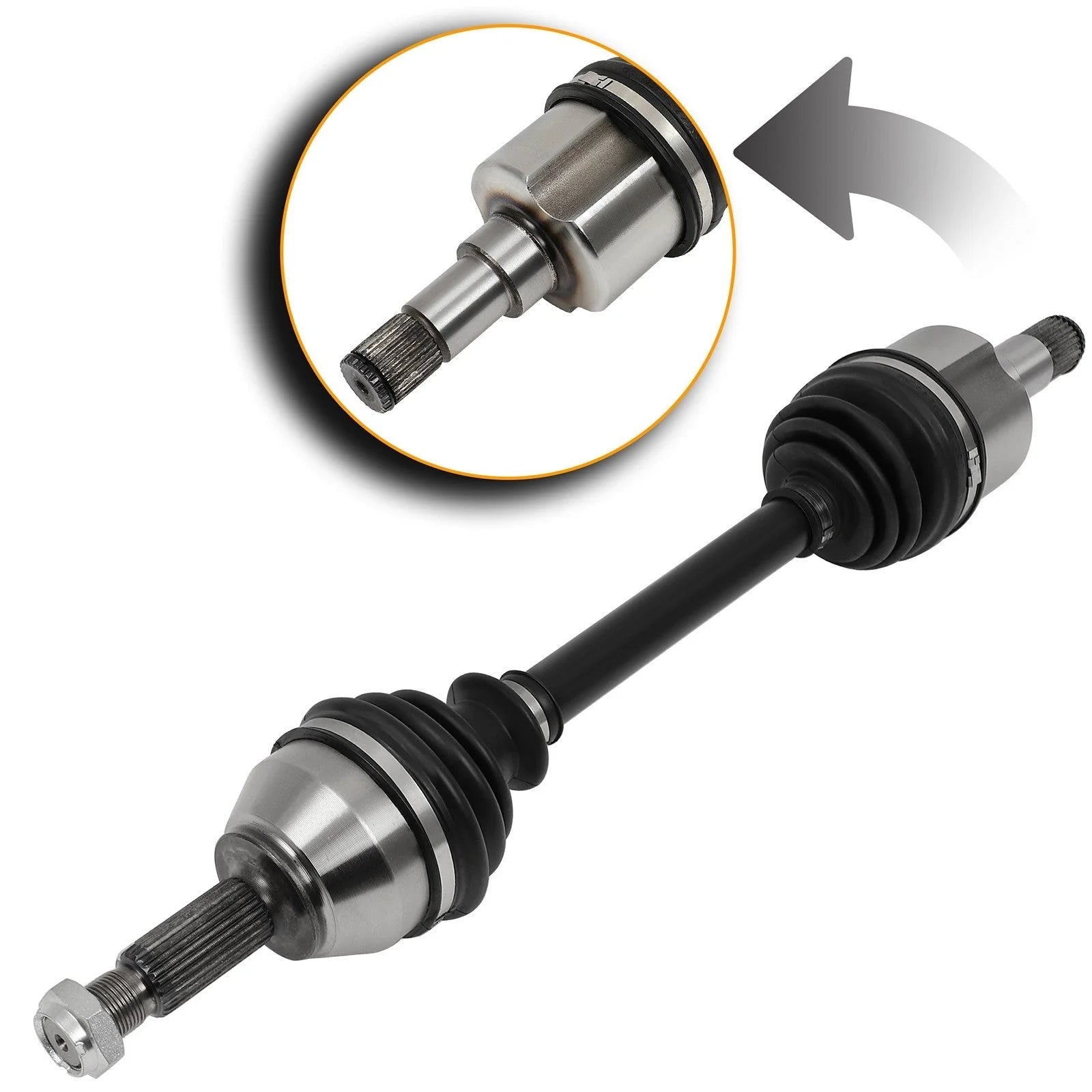 For Ford Focus 2004-2007 L4 2.3L Front Side Automatic Trans 2pcs CV Axle Shaft 6B93BC-57 [9]