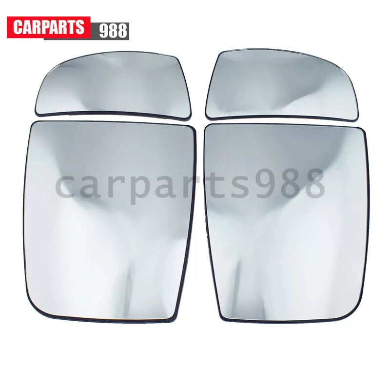 For Ford Transit Mirror Glass Heated Upper Lower +Turn Signal Light LH & RH 4Pcs 6B93BC-57 [8]