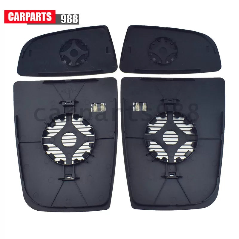 For Ford Transit Mirror Glass Heated Upper Lower +Turn Signal Light LH & RH 4Pcs 6B93BC-57 [9]