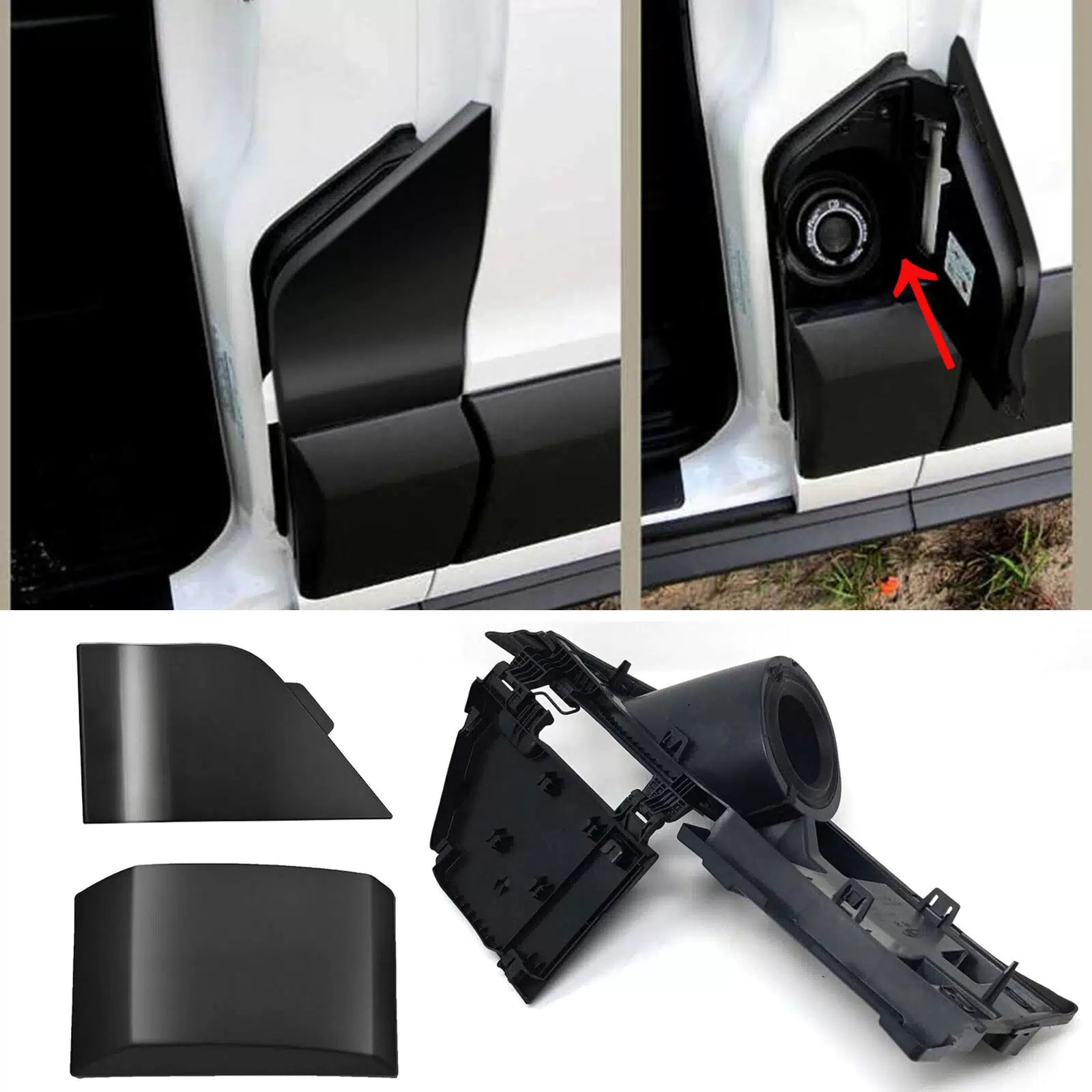 For Ford Transit Van 150 250 350 15+ Fuel Gas Tank Door Cover Filler Assembly EA 6B93BC-57 [2]