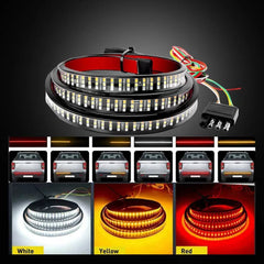 For GMC SIERRA 1500 2500 60'' Function 6 LED Truck Strip Rear Tailgate Light Bar 6B93BC-57 [1]