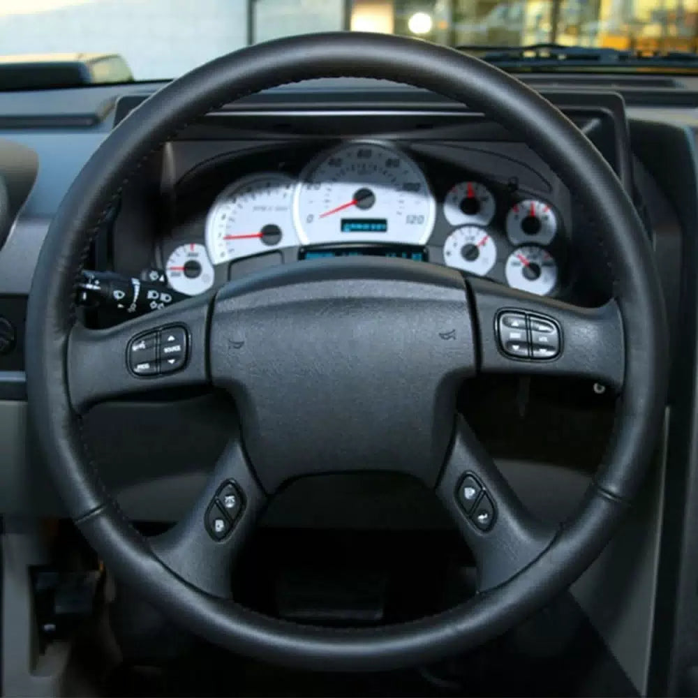 For GM Chevrolet Steering Wheel Buttons Switches Controls Blue LEDs 4x set 6B93BC-57 [6]