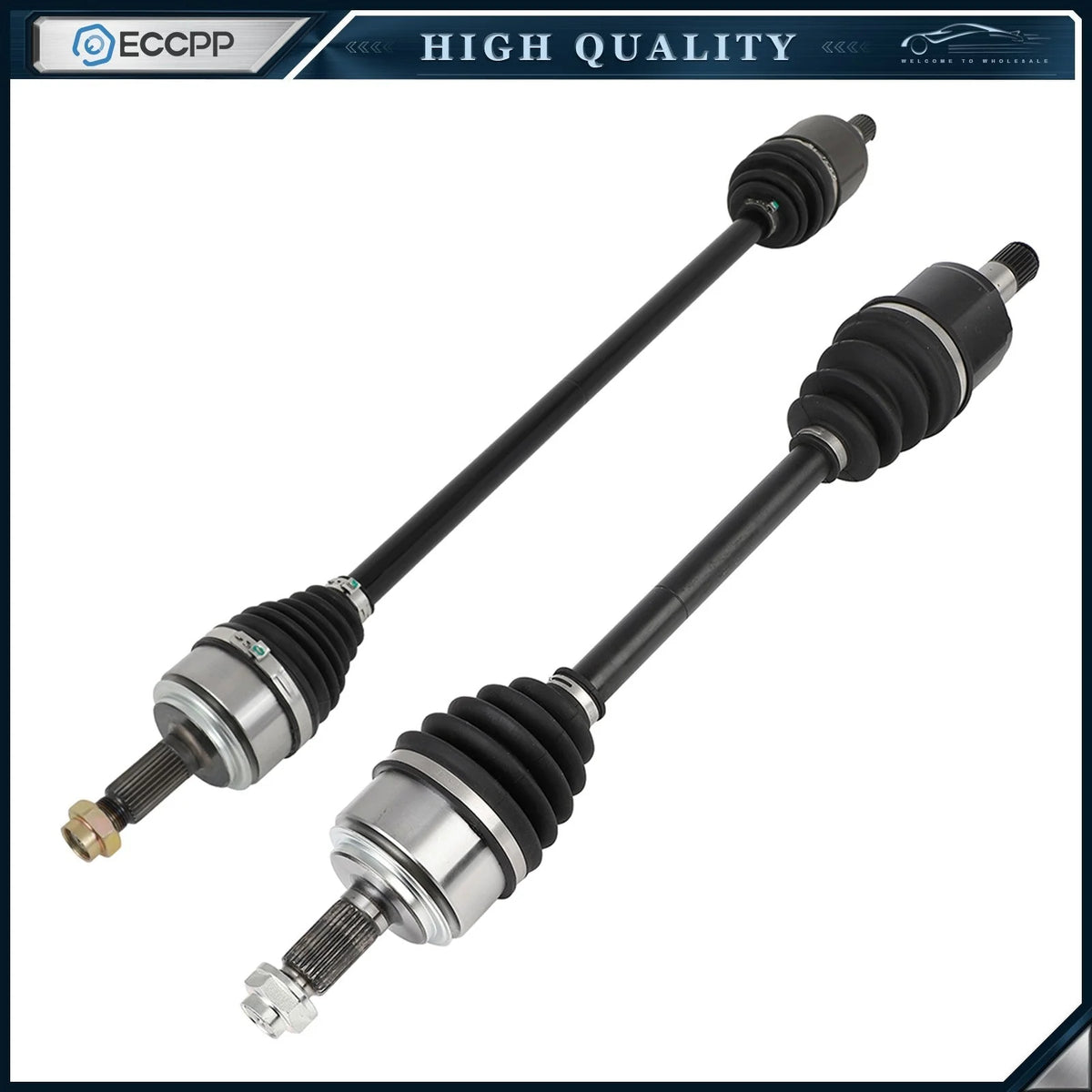 For Honda Accord 2003 2004 2005 2006 2007 2.4L Automatic Front 2pcs CV Axle 6B93BC-57 [1]