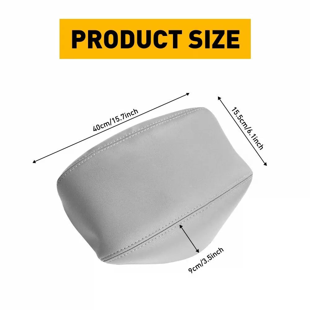 For Honda Civic 2012 2013 2014 Leather Console Center Lid Armrest Cover Gray EOA 6B93BC-57 [2]