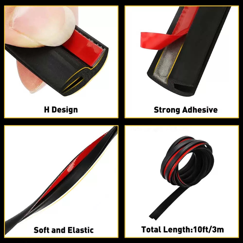For Honda Models Windshield Seal Weather Rubber Trim Molding Cover 10 Feet USEOA 6B93BC-57 [9]