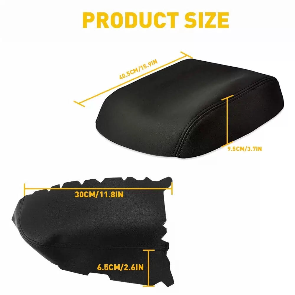 For Honda Pilot 2009-2015 Front Door Armrest Center Console Leather Cover EOA 6B93BC-57 [2]