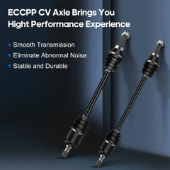 For Honda Pioneer 700-4 2014-2020 2x Front Left & Right Complete CV Joint Axles KOEEP [1]