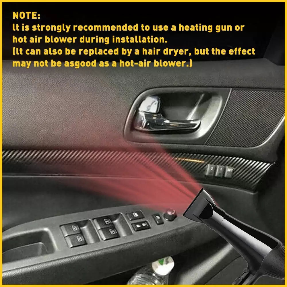 For Infiniti G25 G37 4 Doors 3D Carbon Fiber Pattern Interior DIY Trim Decal EOA 6B93BC-57 [5]