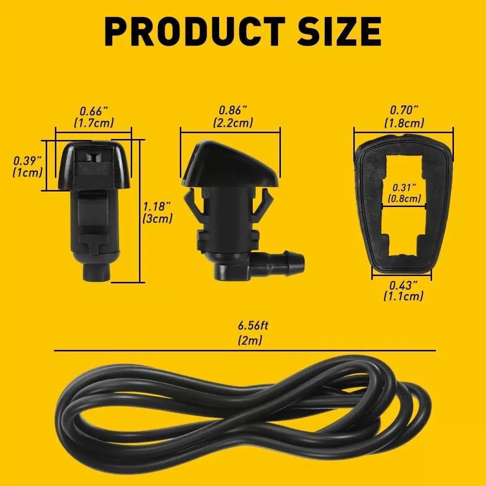 For Jeep Grand Cherokee 2005-2016 Windshield Wiper Water Washer Spray Nozzle Jet 6B93BC-57 [2]