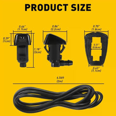 For Jeep Grand Cherokee 2005-2016 Windshield Wiper Water Washer Spray Nozzle Jet 6B93BC-57 [2]