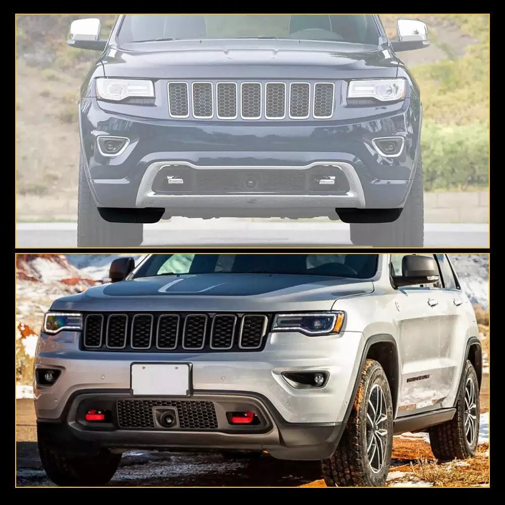 For Jeep Grand Cherokee 68143096AC 68143097AC Front Bumper Spacer Panel Pair EOA 6B93BC-57 [8]