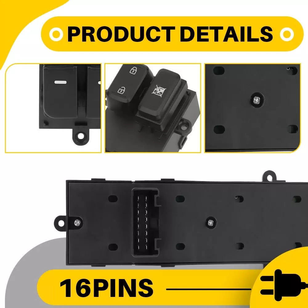 For Kia Optima 2011 2012 2013 Front Left Master Door Window Switch DWS1979 EOA 6B93BC-57 [4]