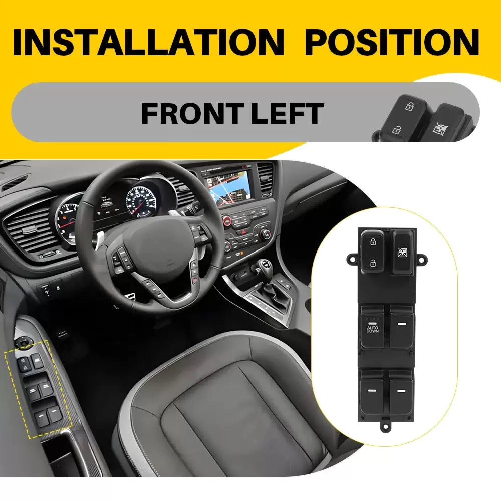 For Kia Optima 2011 2012 2013 Front Left Master Door Window Switch DWS1979 EOA 6B93BC-57 [5]