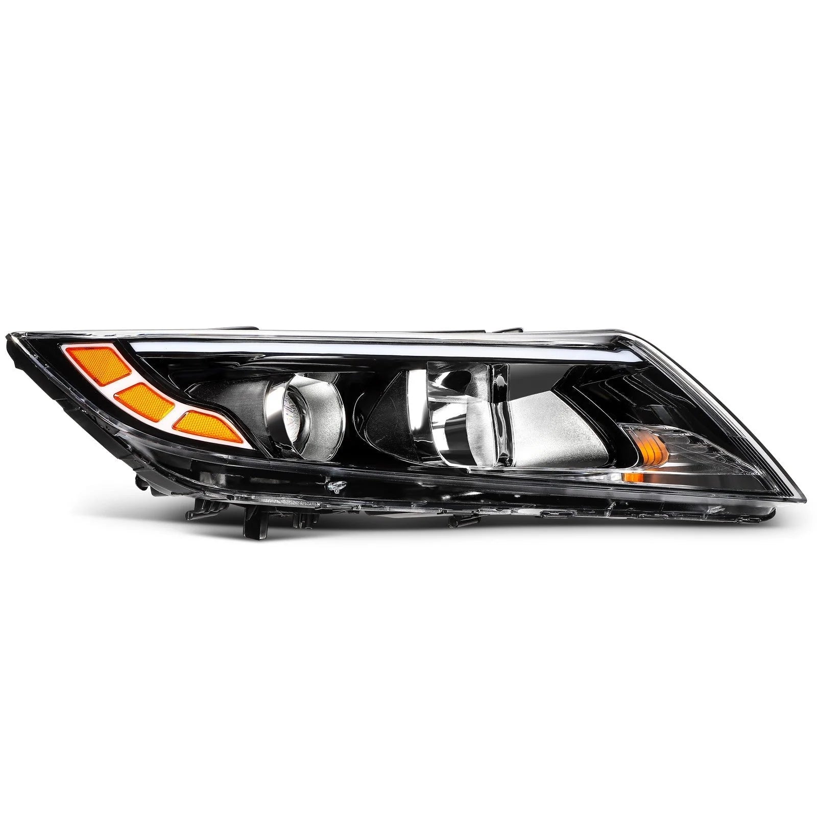 For Kia Optima 2014 2015 Black Housing Headlights Assembly Left+Right 6B93BC-57 [2]