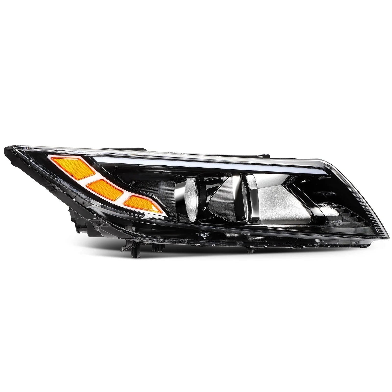 For Kia Optima 2014 2015 Black Housing Headlights Assembly Left+Right 6B93BC-57 [4]