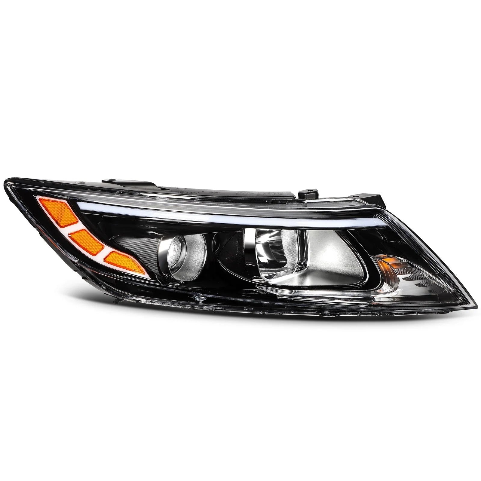 For Kia Optima 2014 2015 Black Housing Headlights Assembly Left+Right 6B93BC-57 [5]