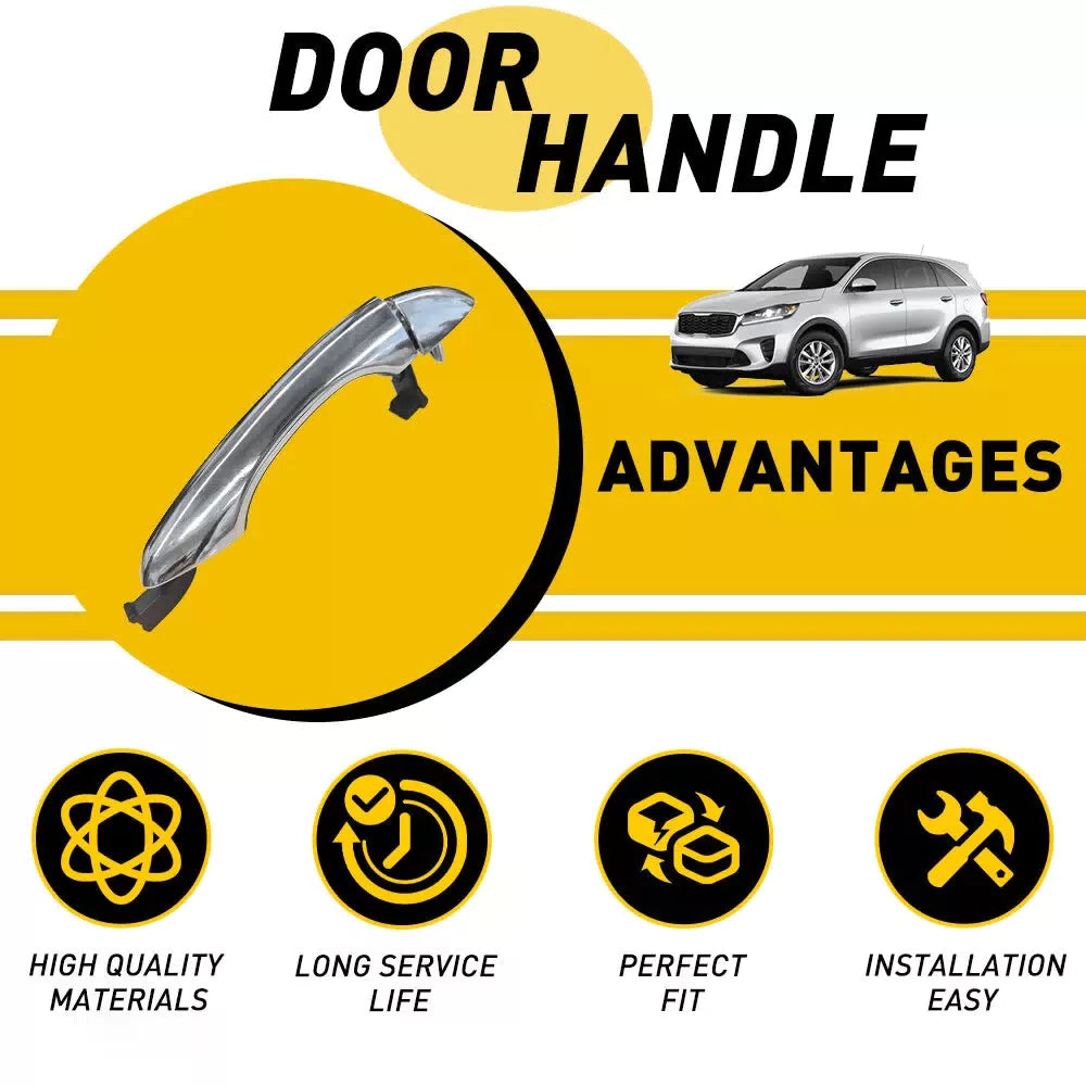 For Kia Sorento 2016-2020 Rear Door Handle Left Driver Side Chrome 82651-C5010 A 6B93BC-57 [8]