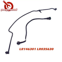 For Land Rover Range Rover Engine Reservoir Water Hose 2PCS LR035630 LR146301 6B93BC-57 [2]