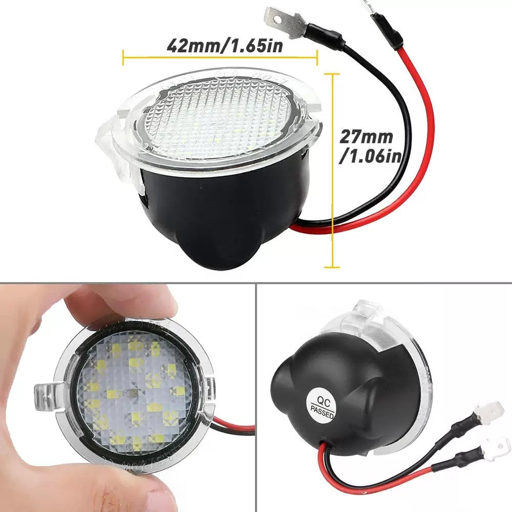For Lincoln Navigator 07-2016 LED Side Rear View Mirror Puddle Light Bulbs 6000K 6B93BC-57 [3]
