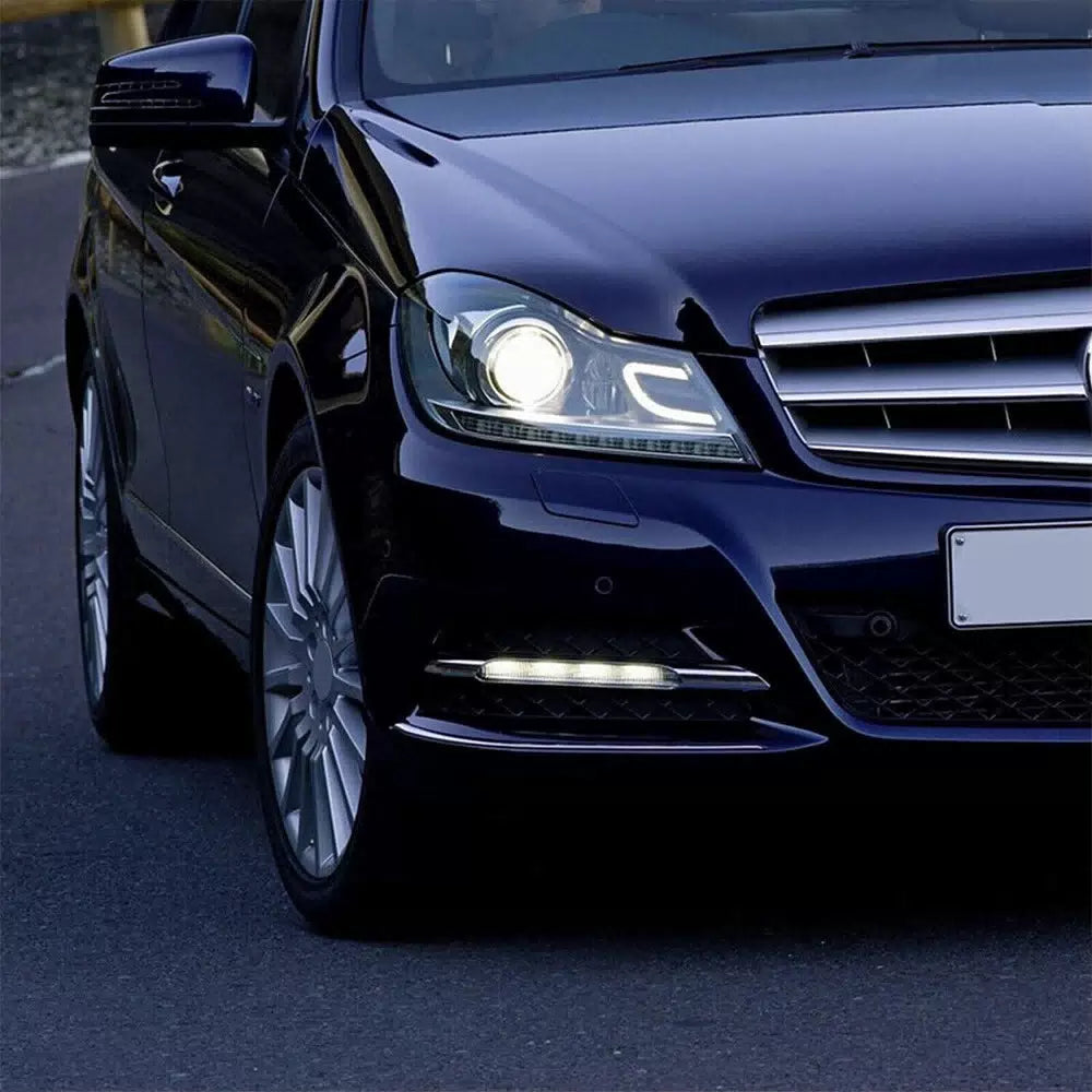 For MERCEDES C250 C350 2012-2014 RIGHT Passenger FOG LIGHT DAYTIME RUNNING LED A 6B93BC-57 [10]