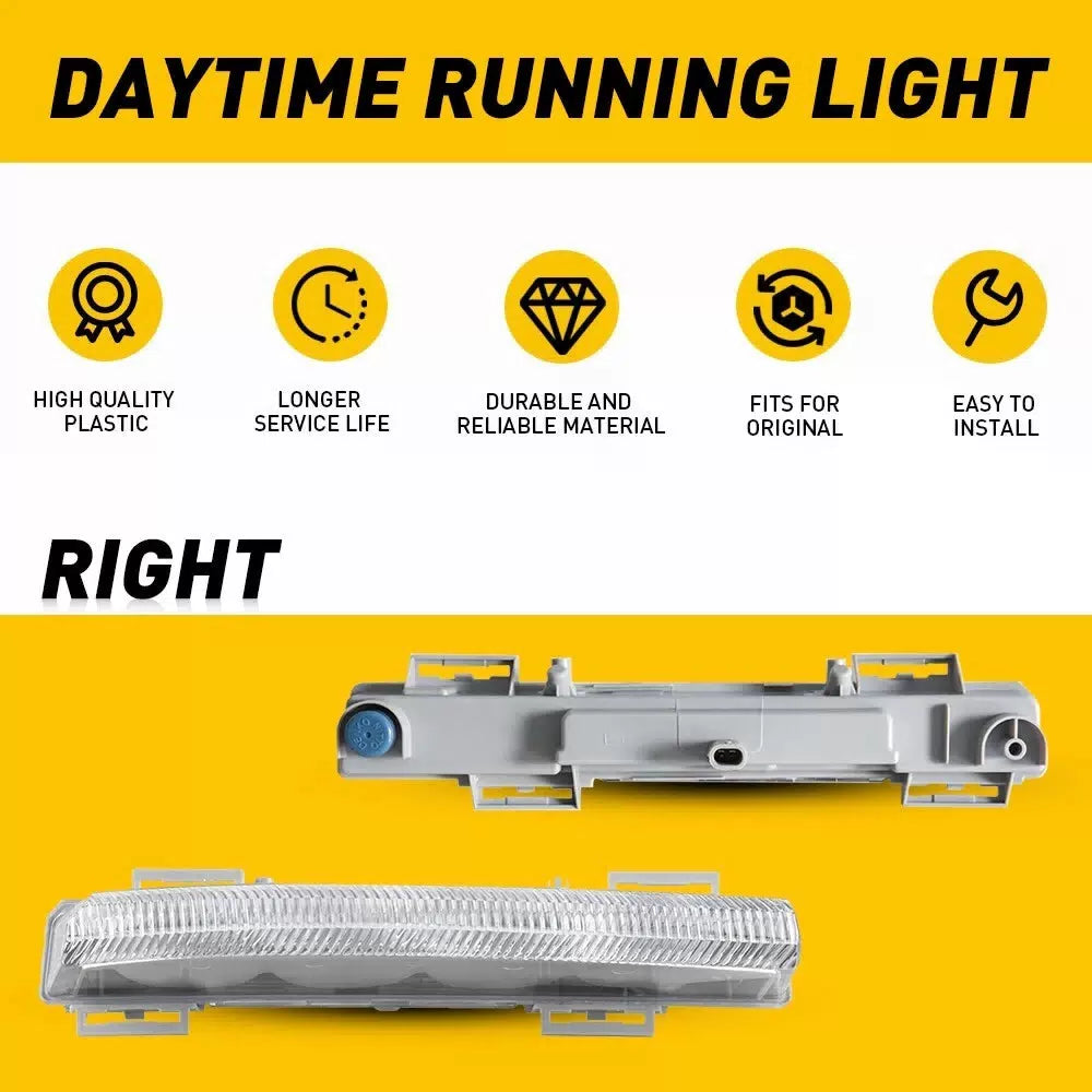For MERCEDES C250 C350 2012-2014 RIGHT Passenger FOG LIGHT DAYTIME RUNNING LED A 6B93BC-57 [4]