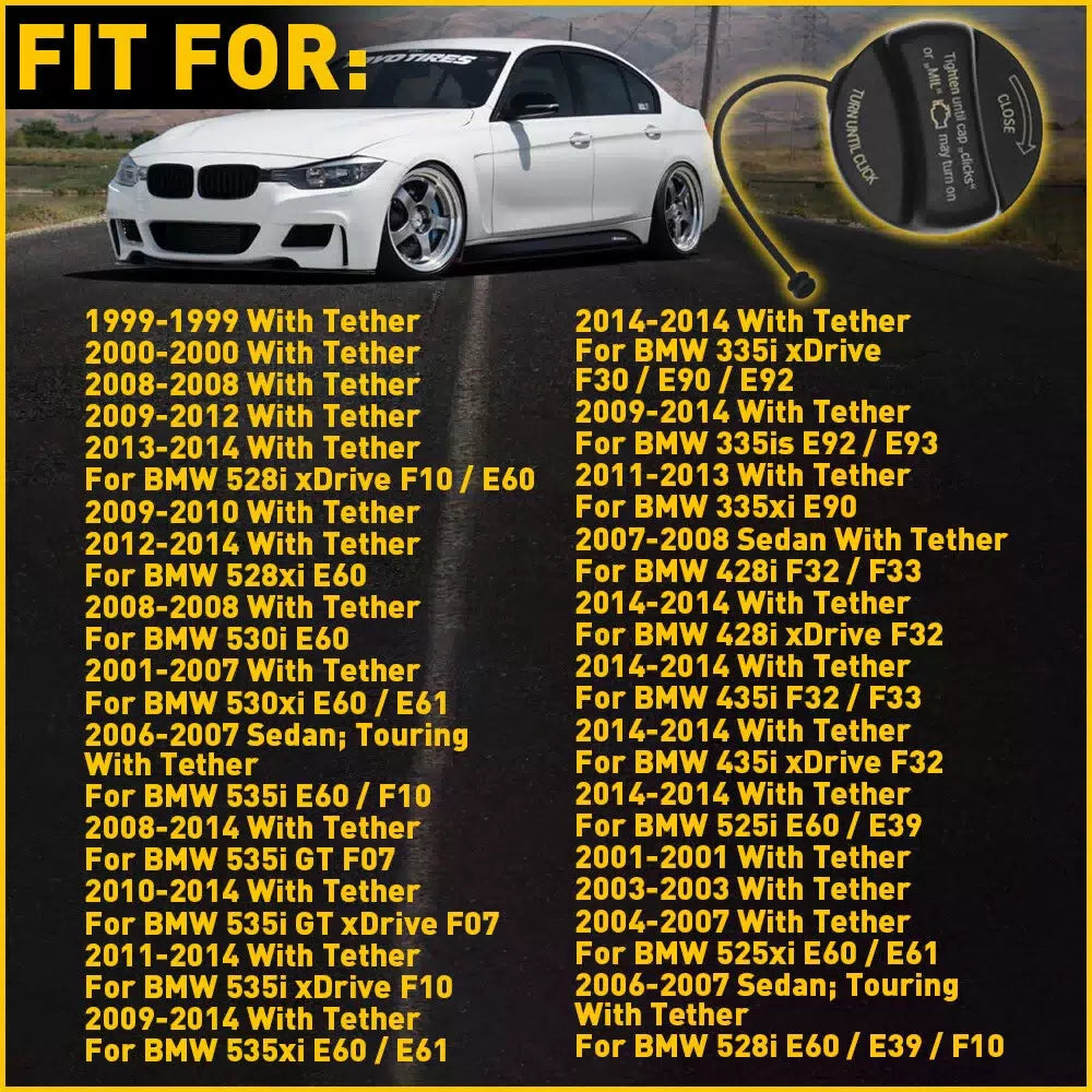 For MW (99-10) E39 E46 E60 Gas Fuel Cap BLAU OEM + 3 year Warranty EOA 6B93BC-57 [3]