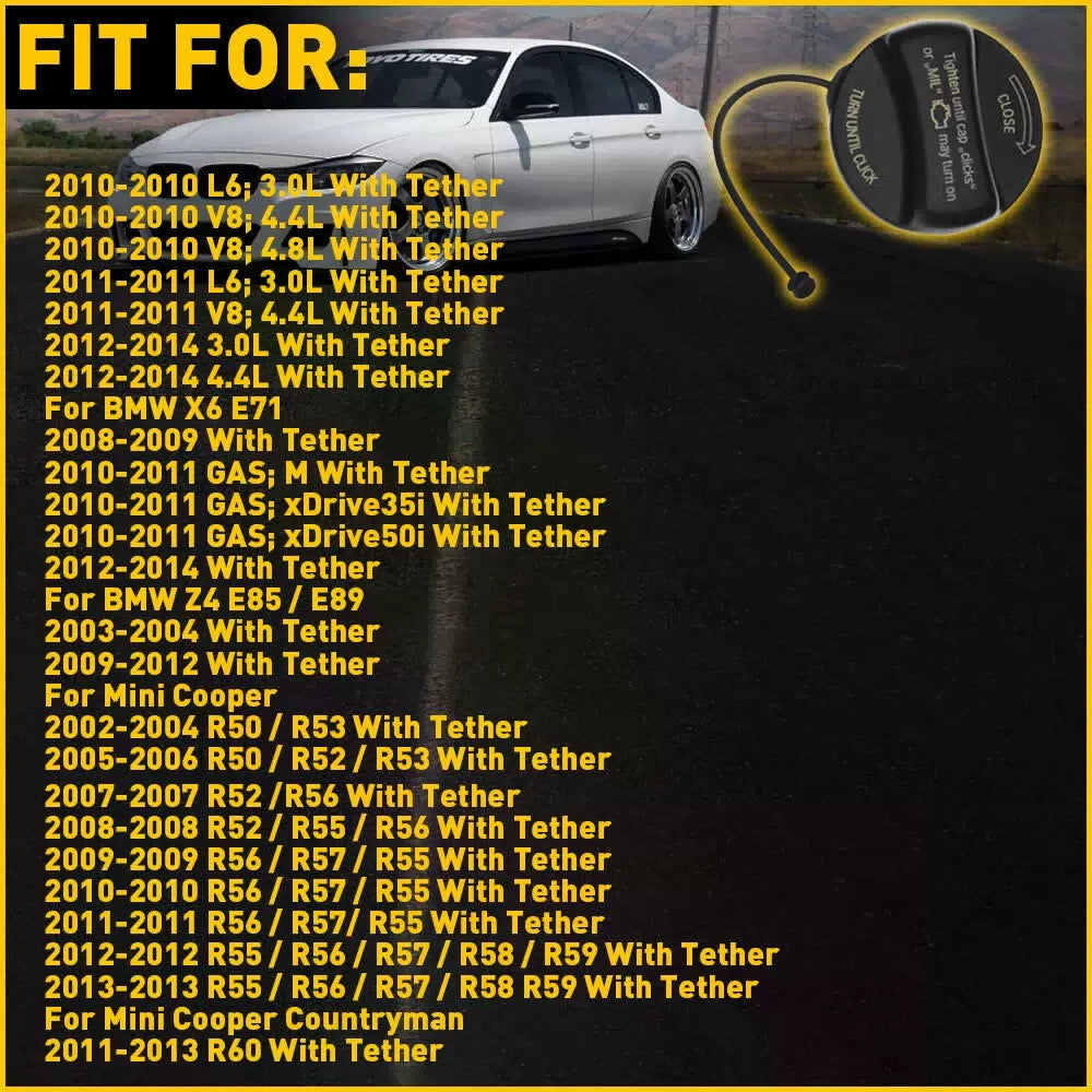 For MW (99-10) E39 E46 E60 Gas Fuel Cap BLAU OEM + 3 year Warranty EOA 6B93BC-57 [7]