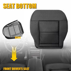 For Mercedes-Benz 2010-2014 E350 E550 Black Driver Bottom Leather Seat Cover EOA 6B93BC-57 [1]