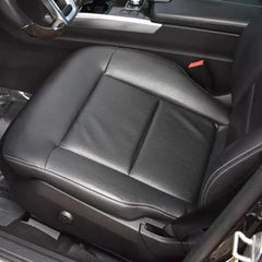 For Mercedes-Benz 2010-2014 E350 E550 Black Driver Bottom Leather Seat Cover EOA 6B93BC-57 [2]