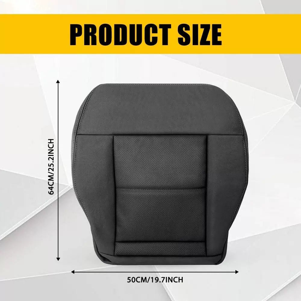 For Mercedes-Benz 2010-2014 E350 E550 Black Driver Bottom Leather Seat Cover EOA 6B93BC-57 [5]