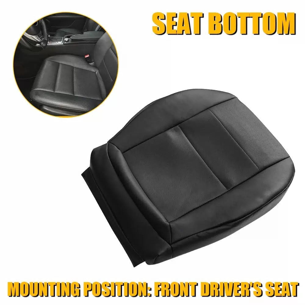 For Mercedes Benz C250 C300 C350 08-14 Driver Bottom Leather Seat Cover Black EA 6B93BC-57 [1]