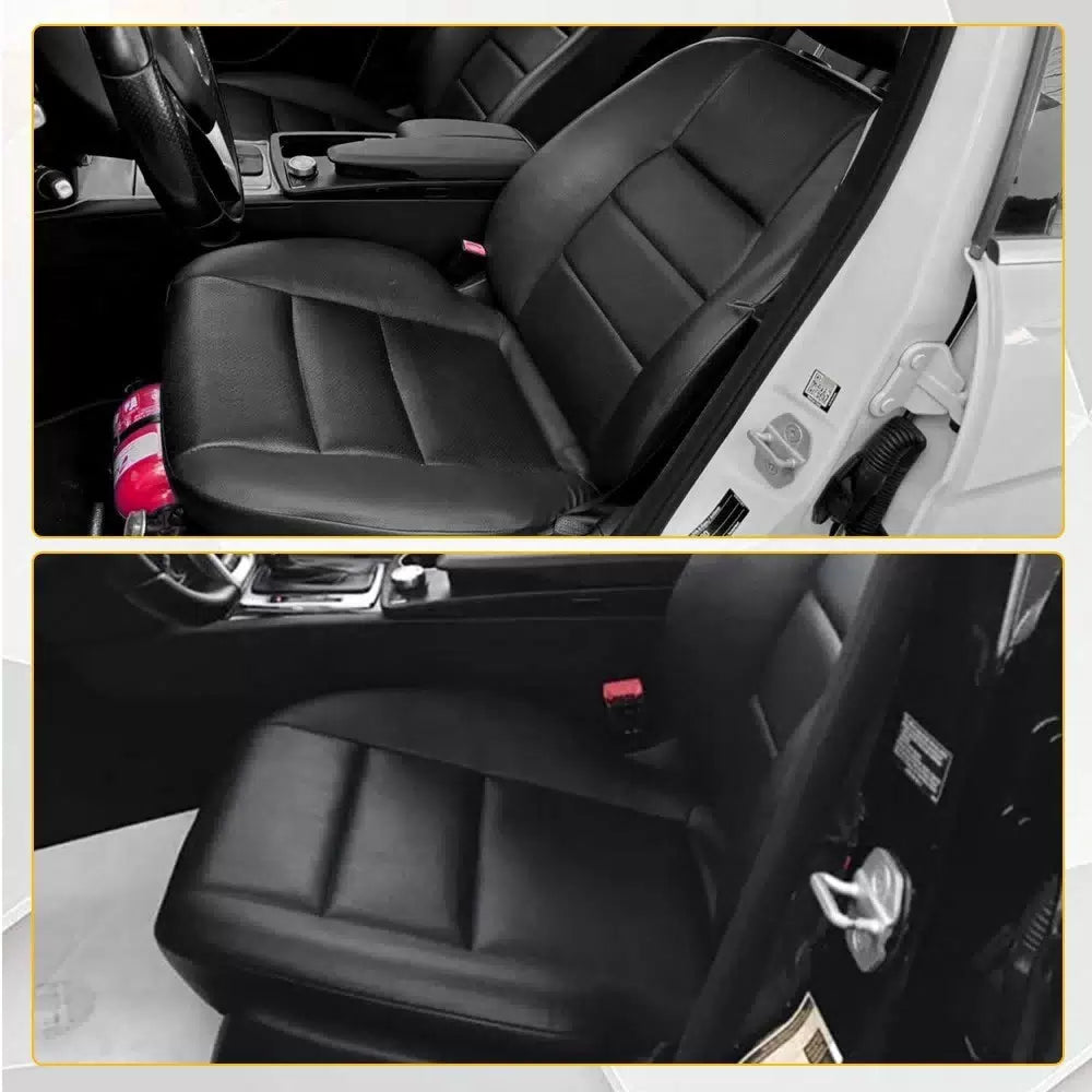 For Mercedes Benz C250 C300 C350 08-14 Driver Bottom Leather Seat Cover Black EA 6B93BC-57 [2]