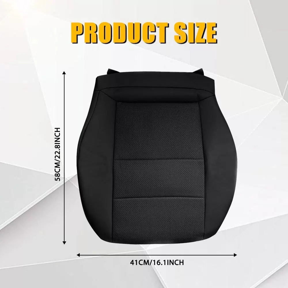 For Mercedes Benz C250 C300 C350 08-14 Driver Bottom Leather Seat Cover Black EA 6B93BC-57 [4]