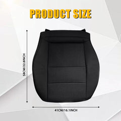 For Mercedes Benz C250 C300 C350 08-14 Driver Bottom Leather Seat Cover Black EA 6B93BC-57 [4]
