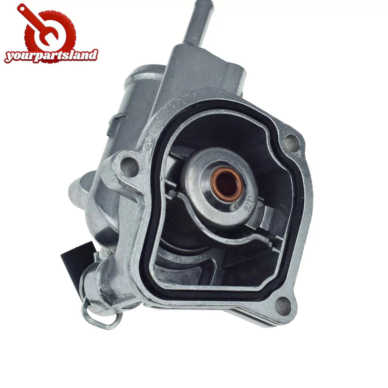 For Mercedes E320 W211 2005 2006 3.2L Thermostat W/ Housing & Gasket 6462000015 6B93BC-57 [9]