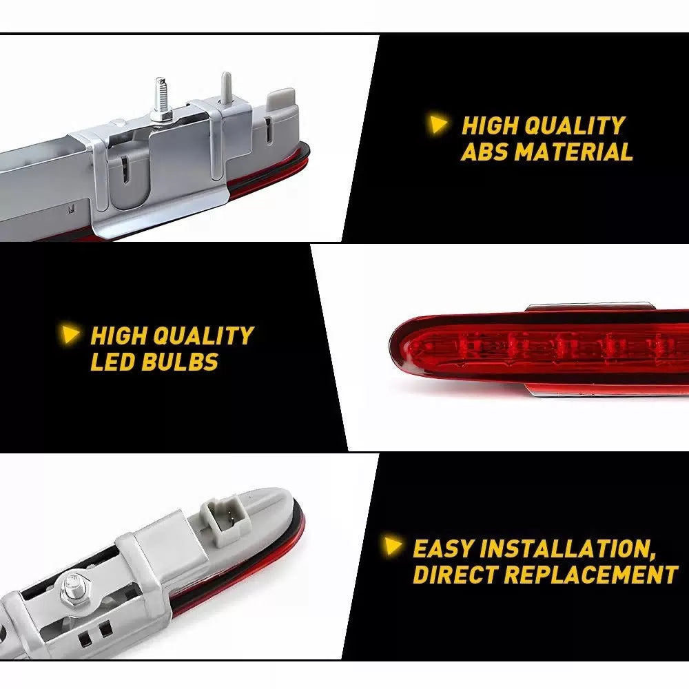 For Mercedes R230 SL55 light SL500 trunk 3rd brake 2308200856 lamp Red SL600 US 6B93BC-57 [8]