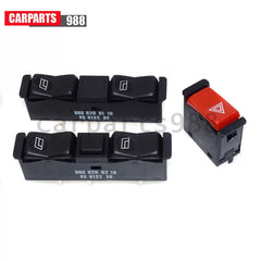 For Mercedes W123 W201 W126 Power Window Switch LH & RH + Emergency Light Switch 6B93BC-57 [4]