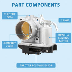 For Mitsubishi Lancer 2009-2012 Outlander 2008-2012 2.4L Throttle Body 1450A101 6B93BC-57 [3]