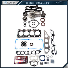 For Mitsubishi Lancer Eclipse 04-09 2.4L Timing Belt Water Pump Head Gasket Set 6B93BC-57 [1]
