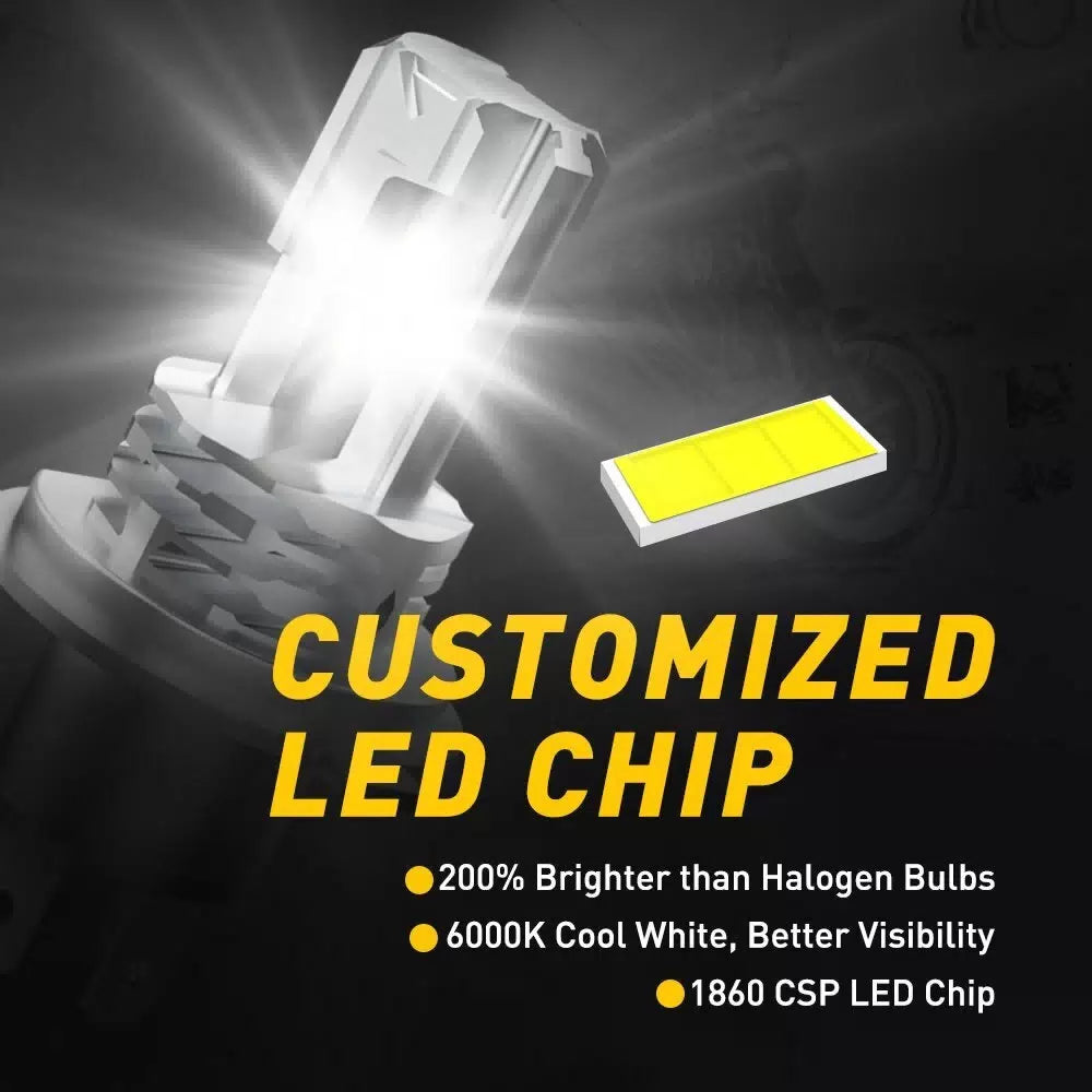 For Motorcycle H4 LED Hi/Lo Beam Front Light Bulb Super Bright Headlight M4 EOA 6B93BC-57 [4]